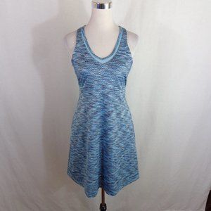 MPG Dress Size Medium M Blue Fit Flare Sleeveless